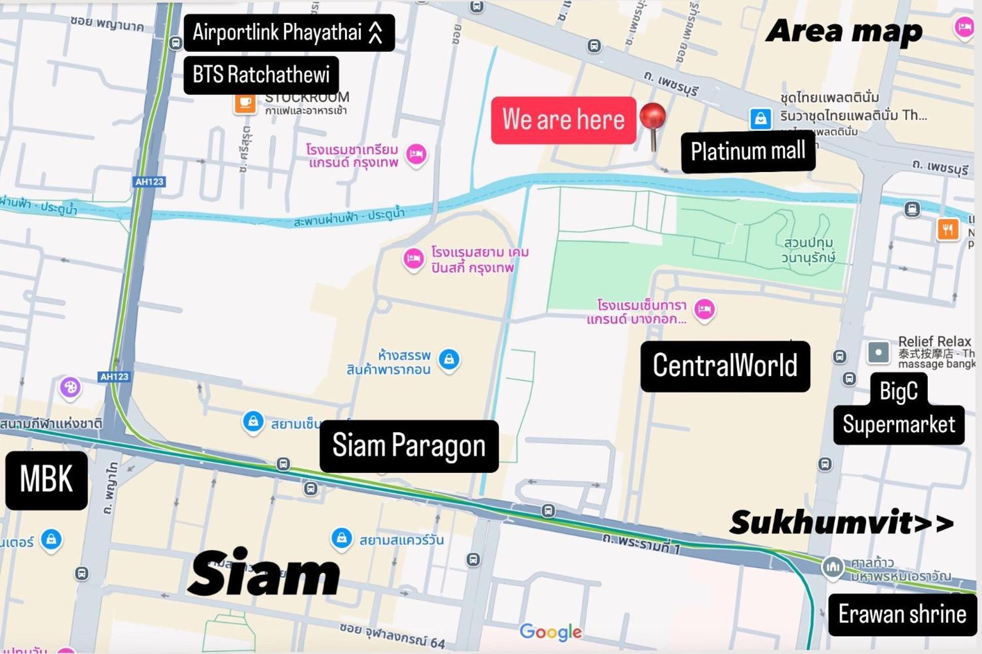 Platinum Deluxe Shopping Apartments Bangkok Buitenkant foto